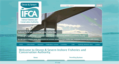 Desktop Screenshot of devonandsevernifca.gov.uk